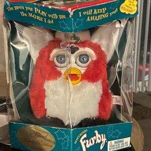 1999 LIMITED EDITION CHRISTMAS FURBY - NEW IN BOX (box is damaged)